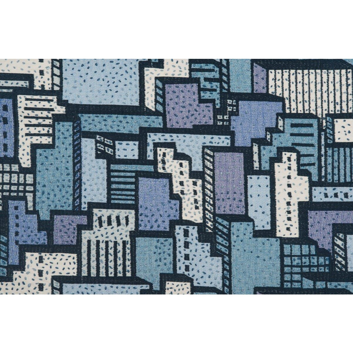 Block Party fabric in blue color - pattern number DG-10341.002.0 - by Donghia in the 3D Collection collection