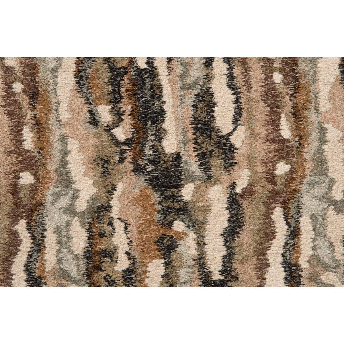 Bark fabric in tobacco color - pattern number DG-10342.008.0 - by Donghia in the 3D Collection collection