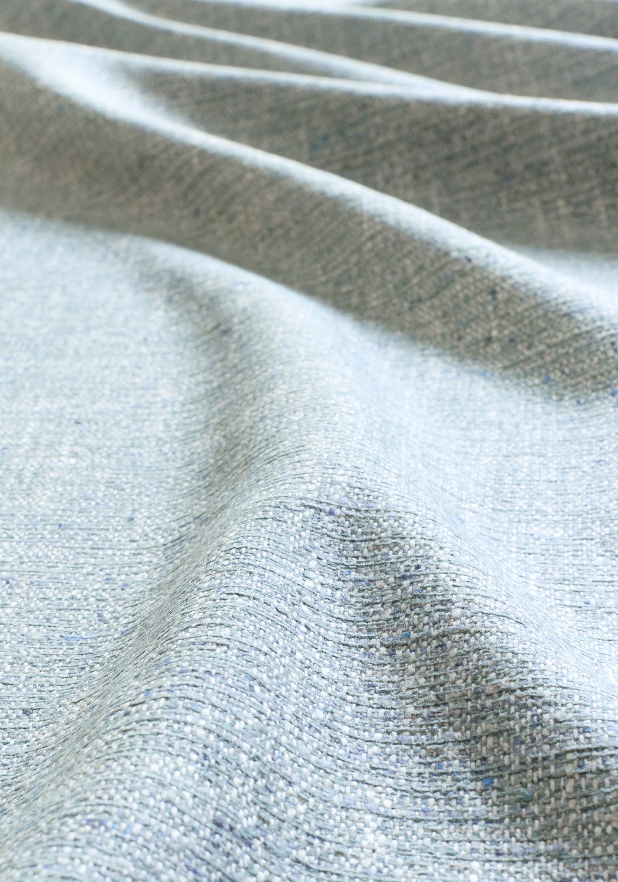 Fabric swatch showing Elgin fabric in seaglass color - pattern number W80939 - by Thibaut in the Dunmore collection