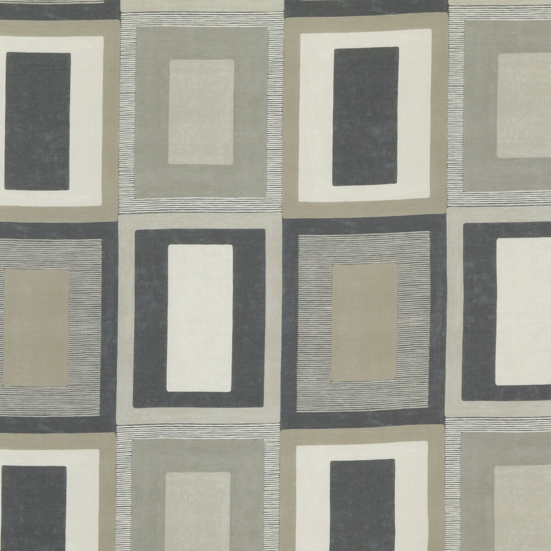 Moro fabric in linen/charcoal color - pattern ED75026.2.0 - by Threads in the Moro collection