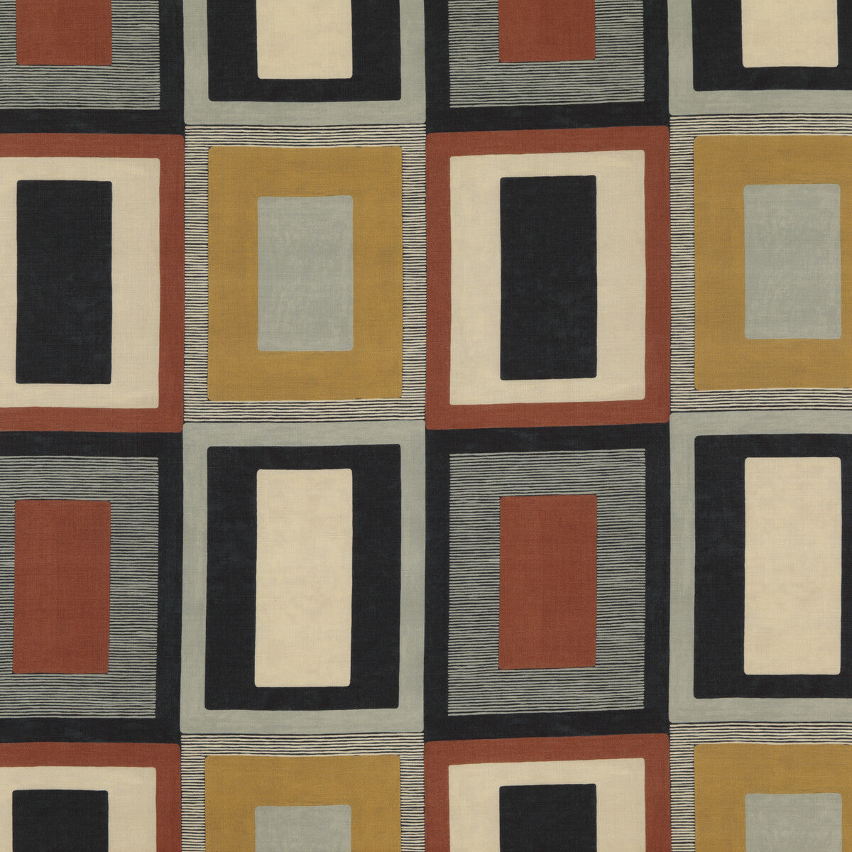 Moro fabric in spice color - pattern ED75026.4.0 - by Threads in the Moro collection