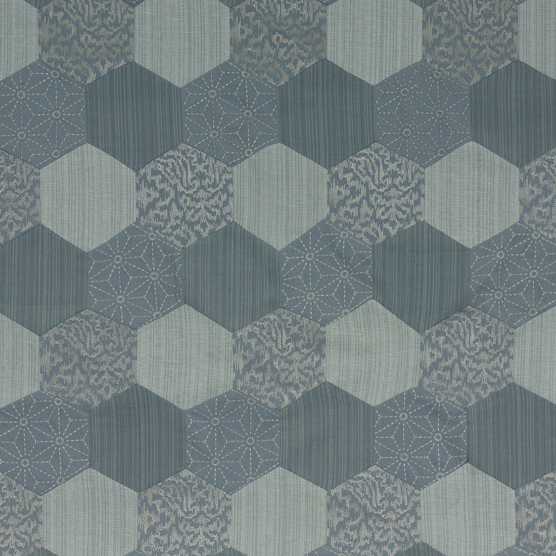 Entwined fabric in slate color - pattern ED85223.940.0 - by Threads in the Variation collection