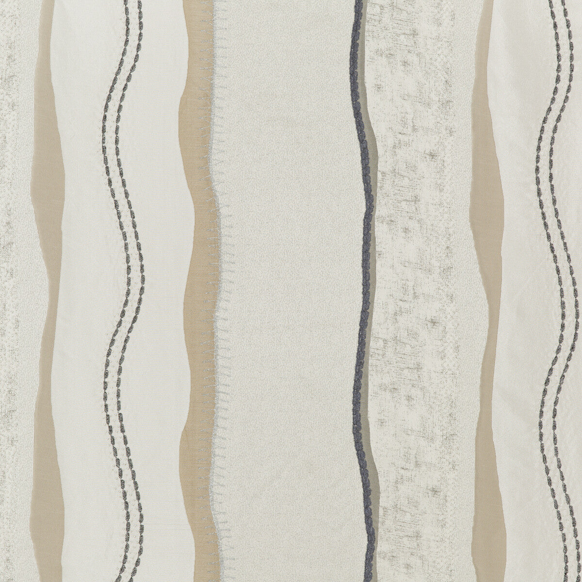 Solaris fabric in platinum/bronze color - pattern ED85269.1.0 - by Threads in the Odyssey collection