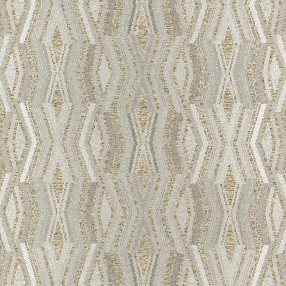 Meridian fabric in silver color - pattern ED85278.2.0 - by Threads in the Meridian collection