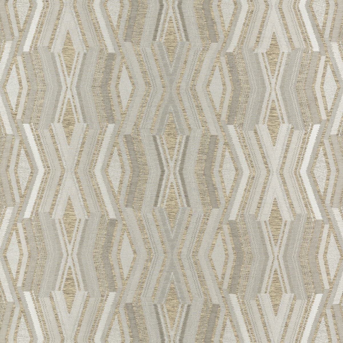 Meridian fabric in silver color - pattern ED85278.2.0 - by Threads in the Meridian collection