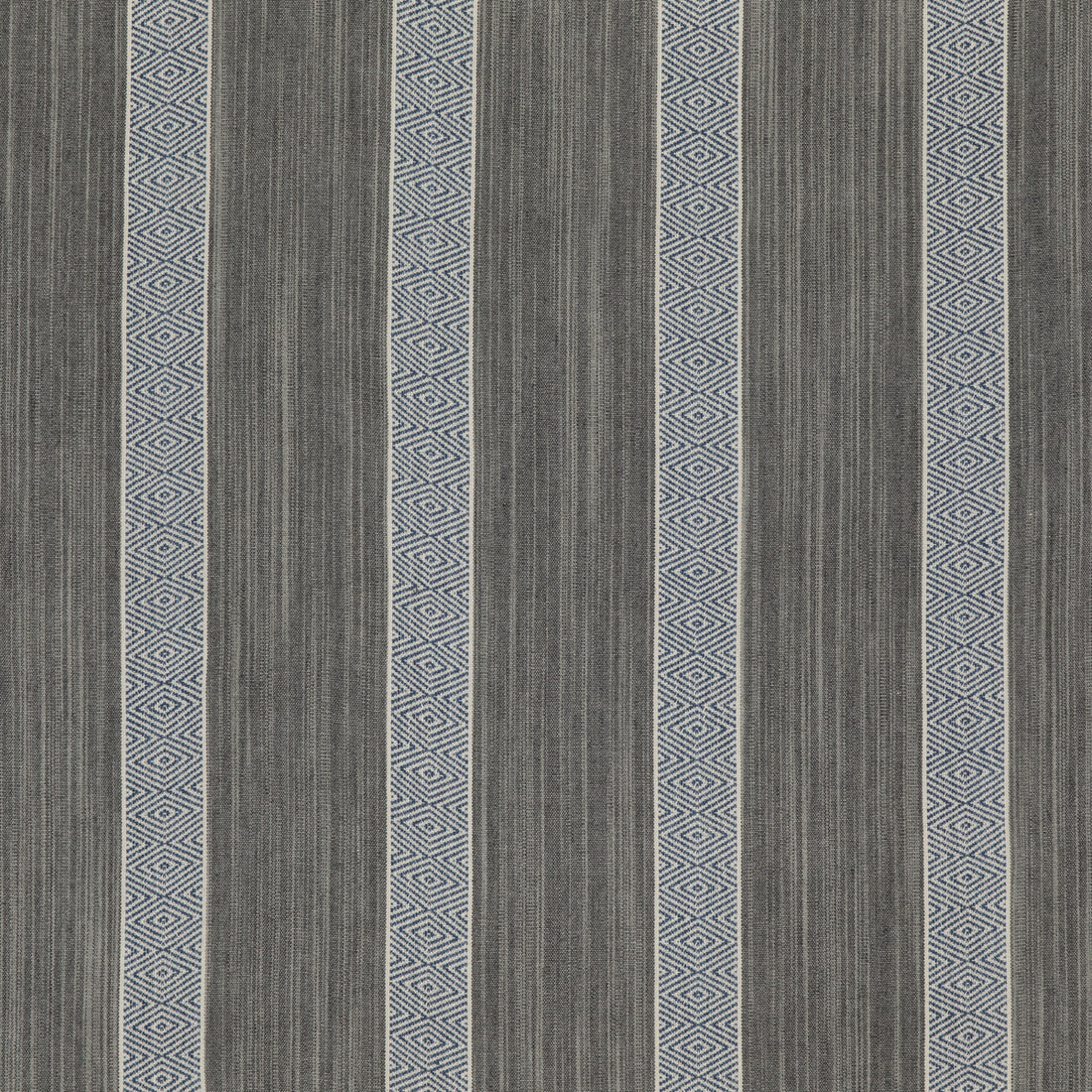 Rexford fabric in indigo color - pattern ED85305.680.0 - by Threads in the Great Stripes collection