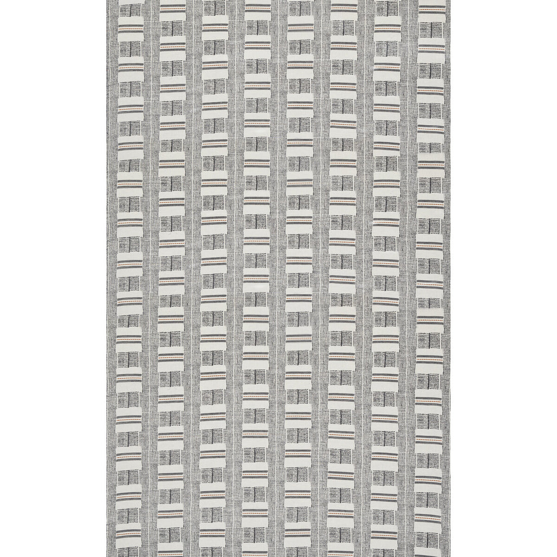 Naxos fabric in ivory/charcoal color - pattern ED85344.104.0 - by Threads in the Faraway collection