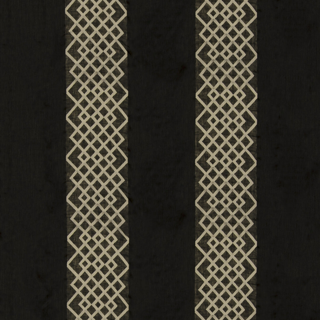 Diamond Sheer fabric in ebony color - pattern ED95007.955.0 - by Threads in the Meridian collection