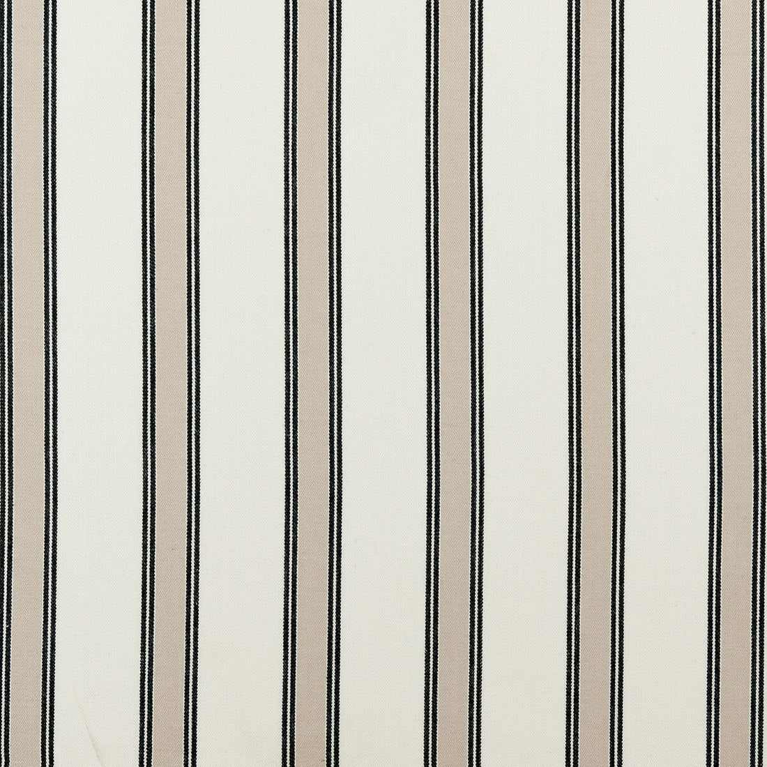 Oxford fabric in charcoal color - pattern F0419/01.CAC.0 - by Clarke And Clarke in the Clarke &amp; Clarke Ticking Stripes collection