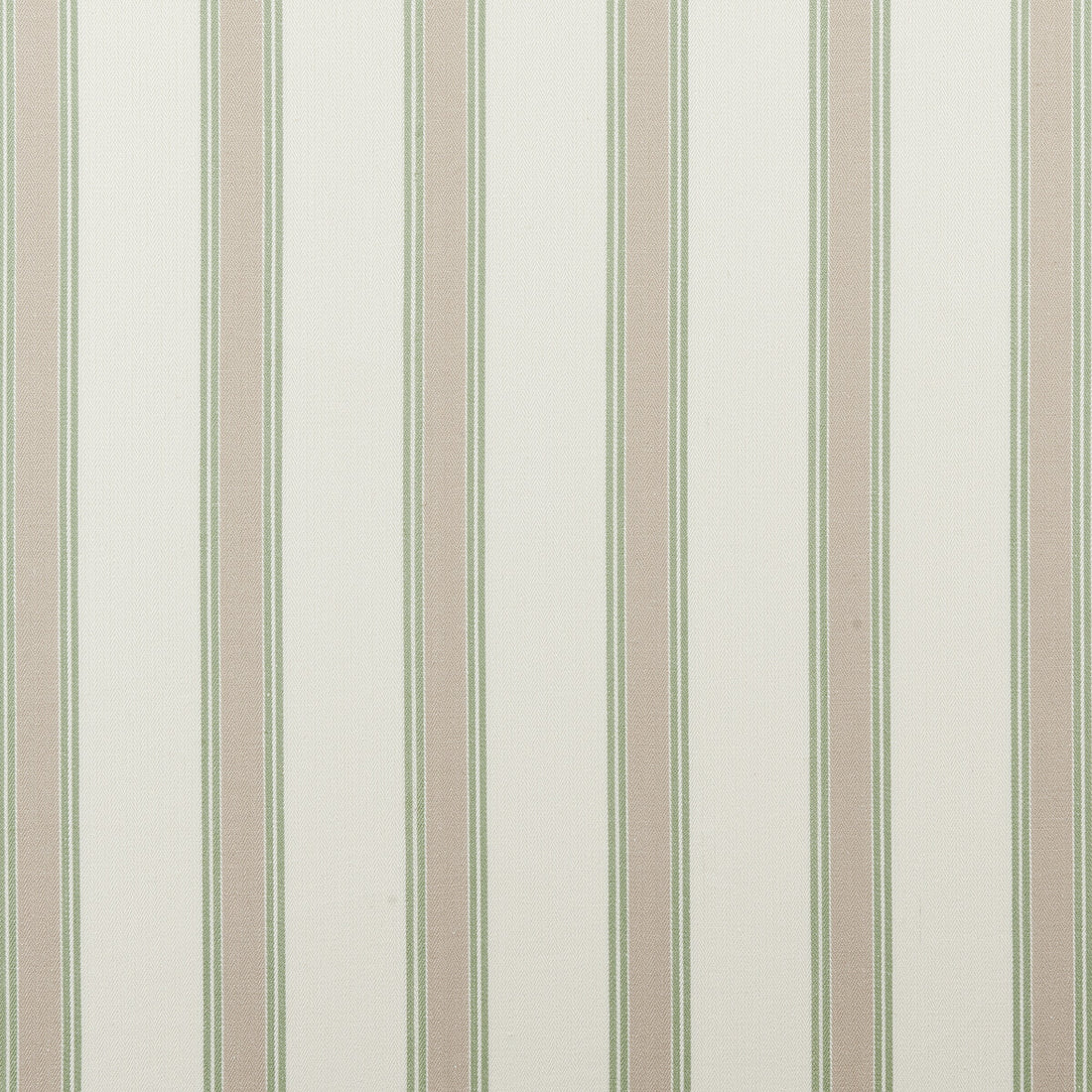 Oxford fabric in sage color - pattern F0419/05.CAC.0 - by Clarke And Clarke in the Clarke &amp; Clarke Ticking Stripes collection