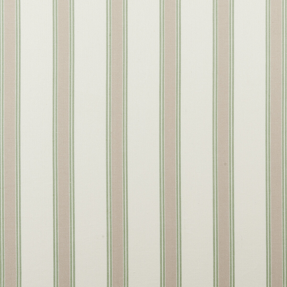 Oxford fabric in sage color - pattern F0419/05.CAC.0 - by Clarke And Clarke in the Clarke & Clarke Ticking Stripes collection