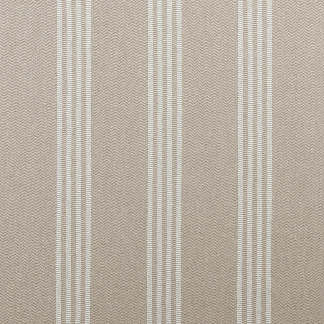 Marlow fabric in natural color - pattern F0422/03.CAC.0 - by Clarke And Clarke in the Clarke &amp; Clarke Ticking Stripes collection