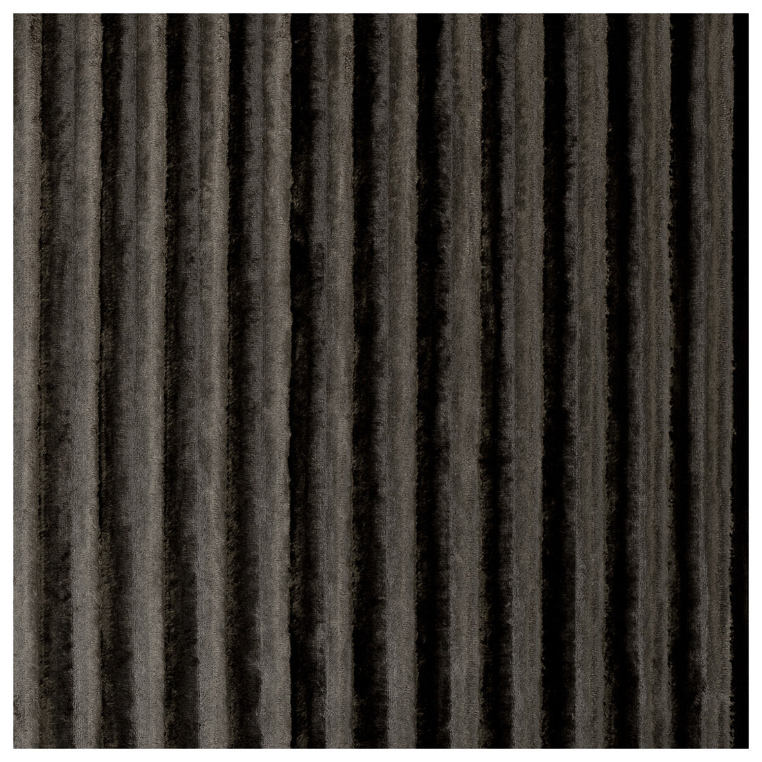 Rhythm fabric in charcoal color - pattern F0468/03.CAC.0 - by Clarke And Clarke in the Clarke &amp; Clarke Tempo Velvets collection