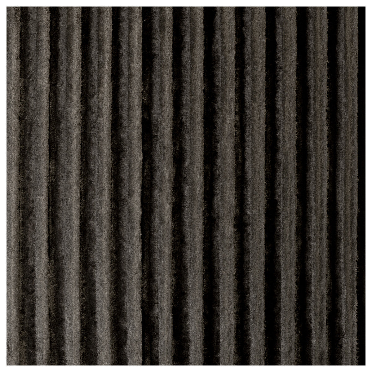 Rhythm fabric in charcoal color - pattern F0468/03.CAC.0 - by Clarke And Clarke in the Clarke & Clarke Tempo Velvets collection