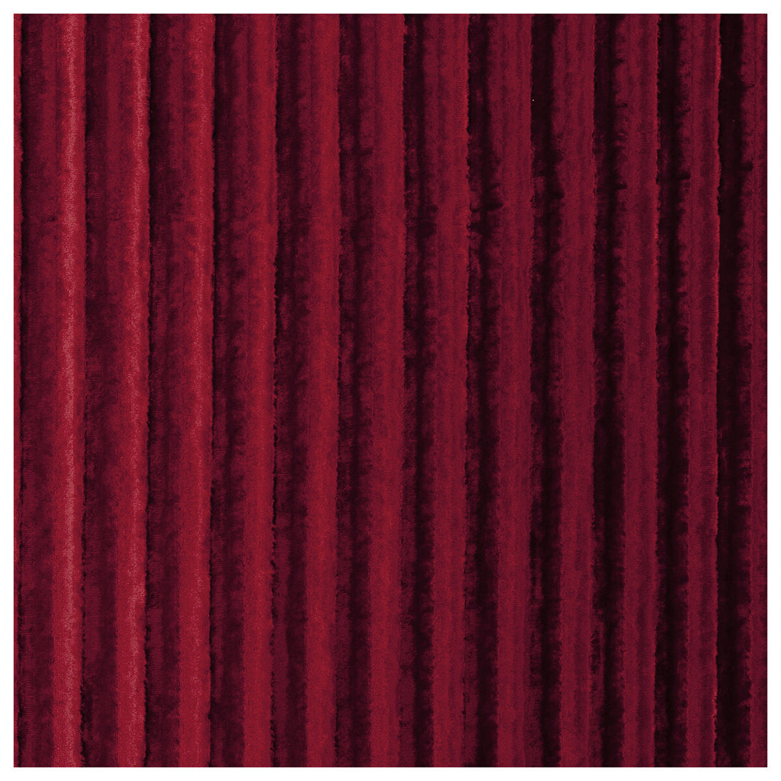 Rhythm fabric in crimson color - pattern F0468/05.CAC.0 - by Clarke And Clarke in the Clarke &amp; Clarke Tempo Velvets collection