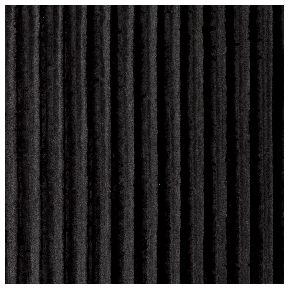 Rhythm fabric in jet color - pattern F0468/09.CAC.0 - by Clarke And Clarke in the Clarke & Clarke Tempo Velvets collection