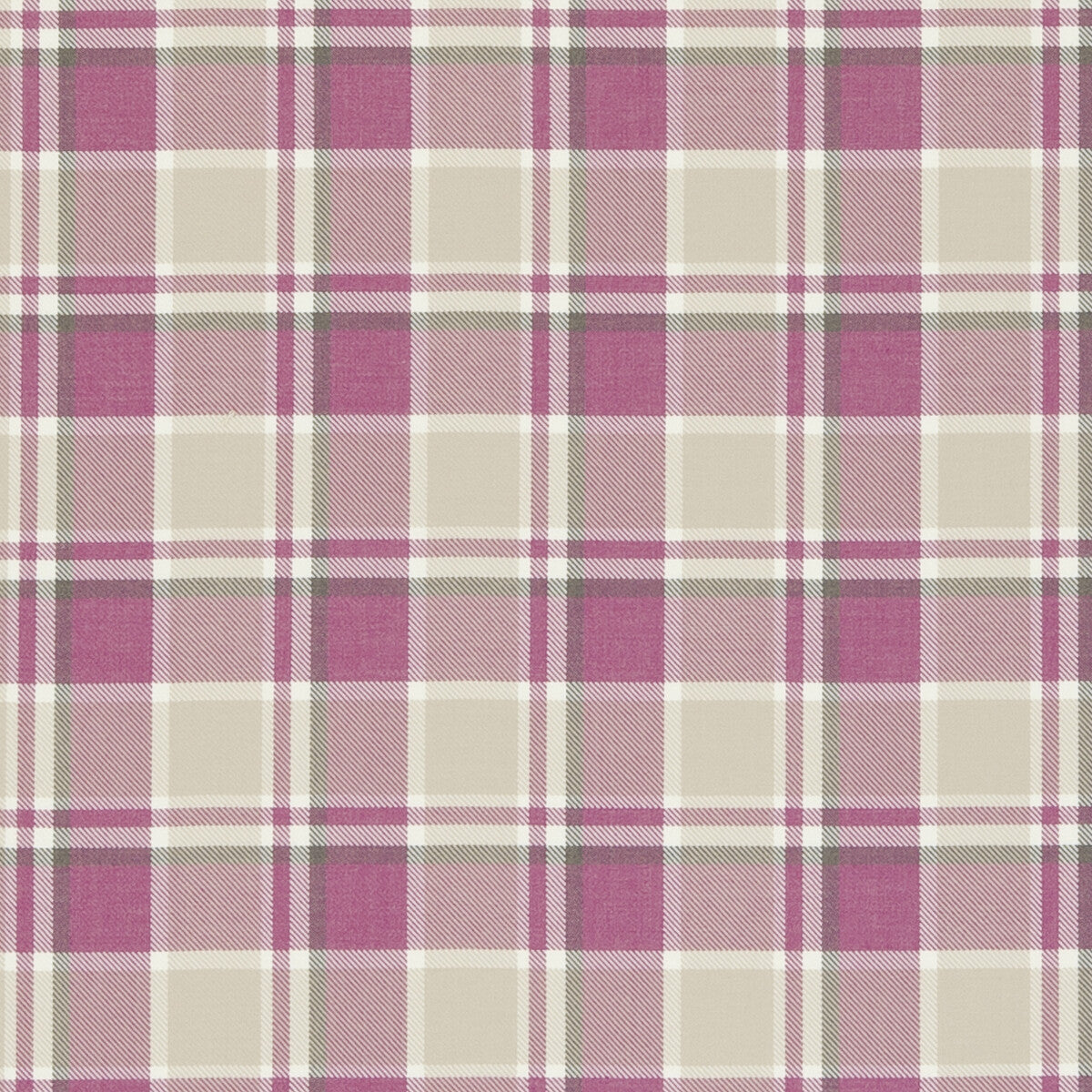Bowland fabric in raspberry color - pattern F0596/05.CAC.0 - by Clarke And Clarke in the Clarke & Clarke Ribble Valley collection