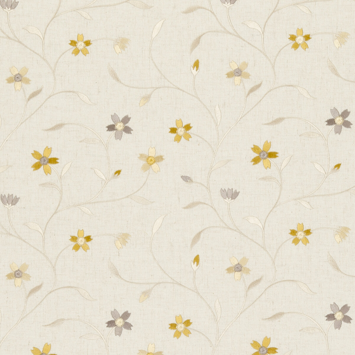 Mellor fabric in citrus color - pattern F0599/01.CAC.0 - by Clarke And Clarke in the Clarke & Clarke Ribble Valley collection
