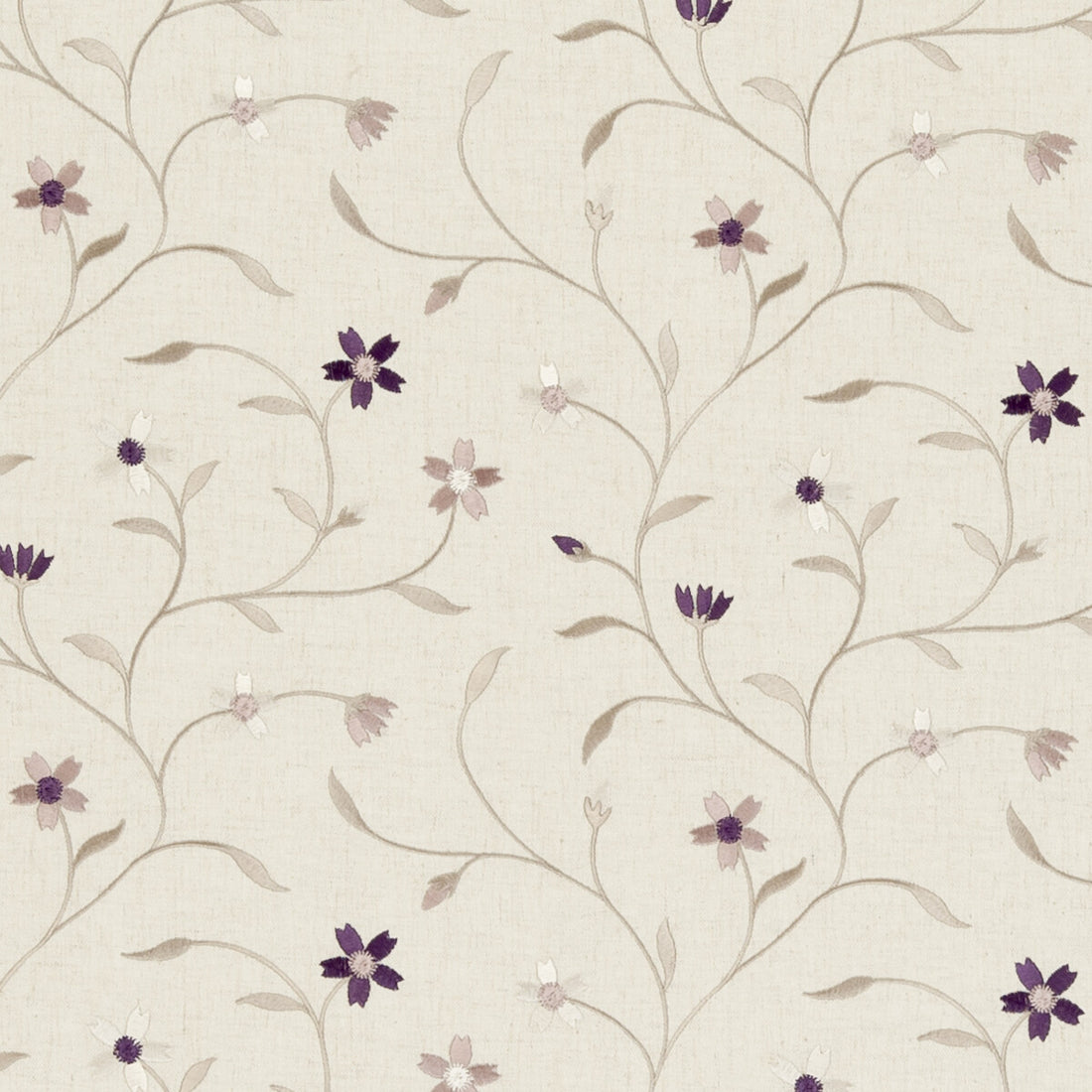 Mellor fabric in heather color - pattern F0599/02.CAC.0 - by Clarke And Clarke in the Clarke &amp; Clarke Ribble Valley collection