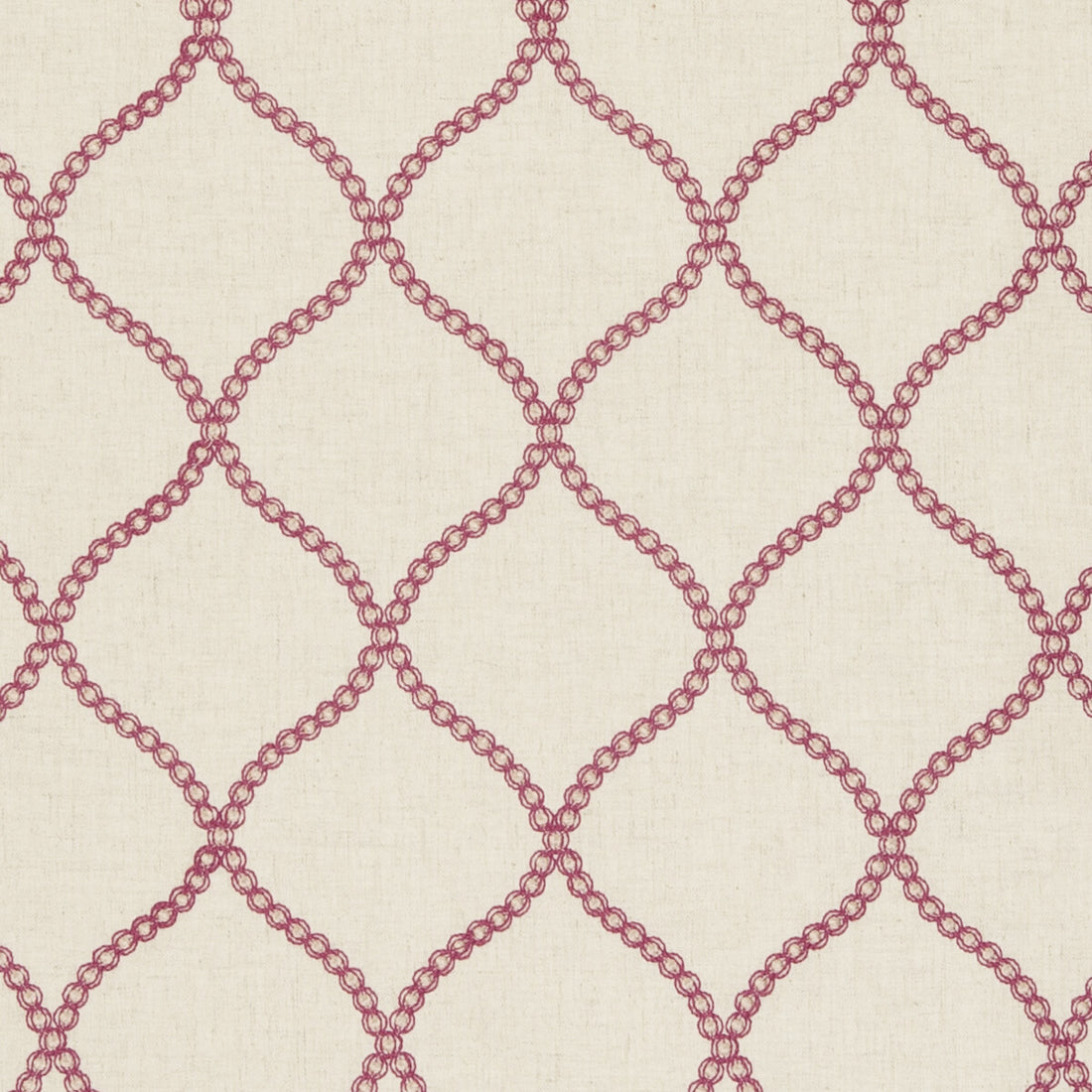 Sawley fabric in raspberry color - pattern F0601/05.CAC.0 - by Clarke And Clarke in the Clarke &amp; Clarke Ribble Valley collection