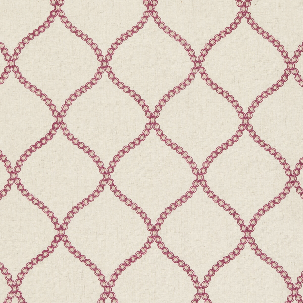 Sawley fabric in raspberry color - pattern F0601/05.CAC.0 - by Clarke And Clarke in the Clarke & Clarke Ribble Valley collection