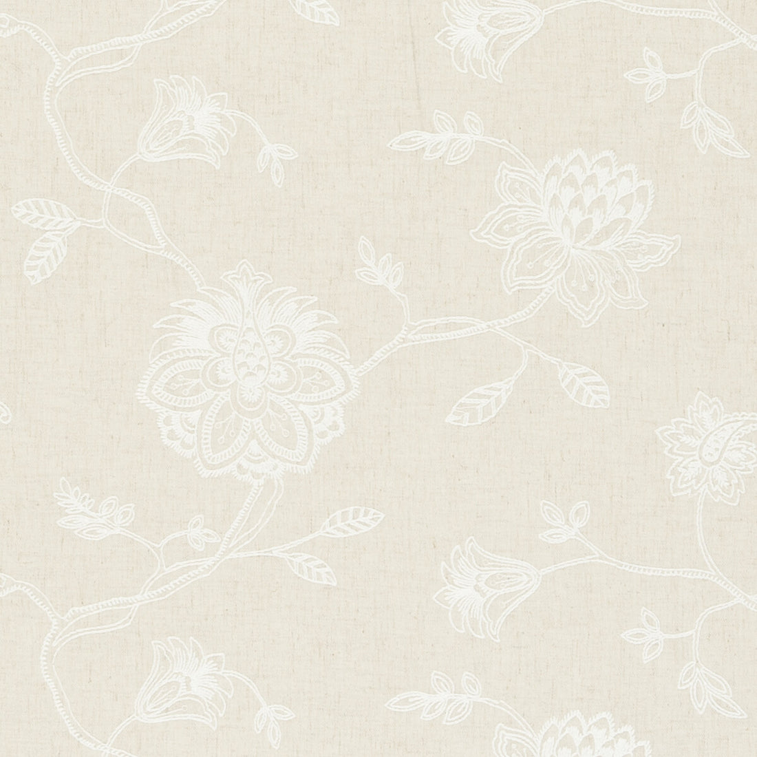 Whitewell fabric in linen color - pattern F0602/03.CAC.0 - by Clarke And Clarke in the Clarke &amp; Clarke Ribble Valley collection