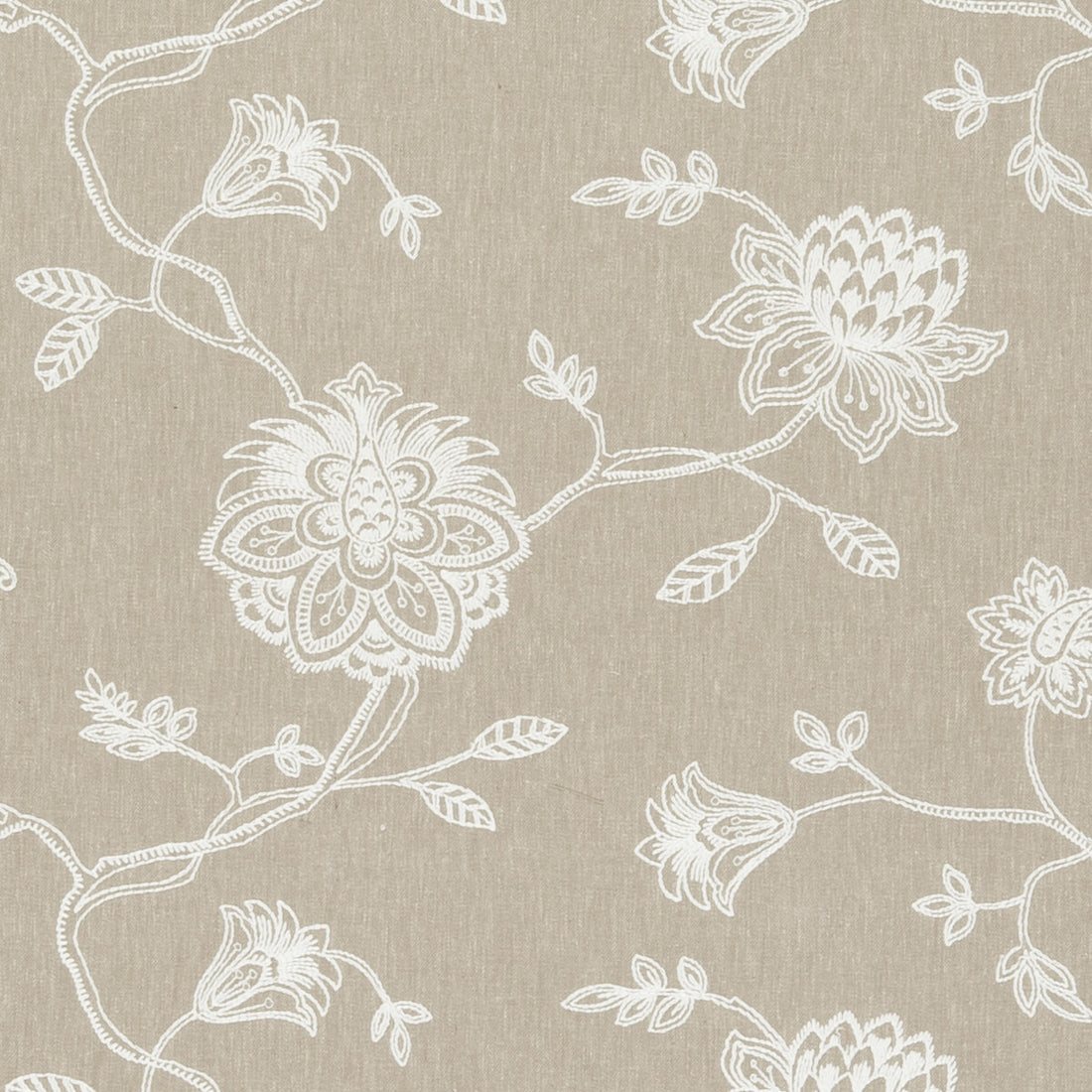 Whitewell fabric in natural color - pattern F0602/05.CAC.0 - by Clarke And Clarke in the Clarke &amp; Clarke Ribble Valley collection