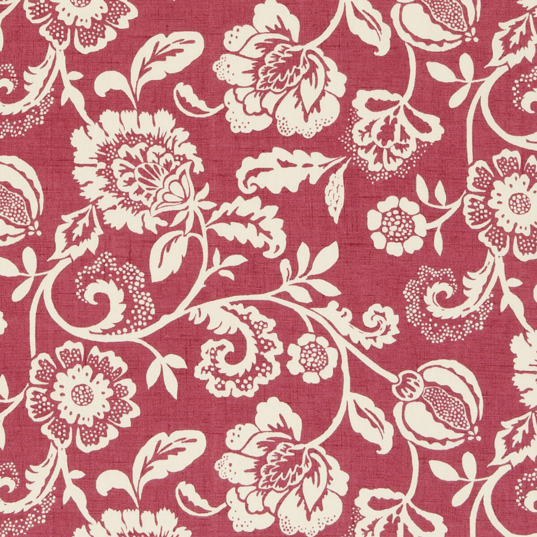 Eliza fabric in raspberry color - pattern F0621/04.CAC.0 - by Clarke And Clarke in the Genevieve By Studio G For C&amp;C collection