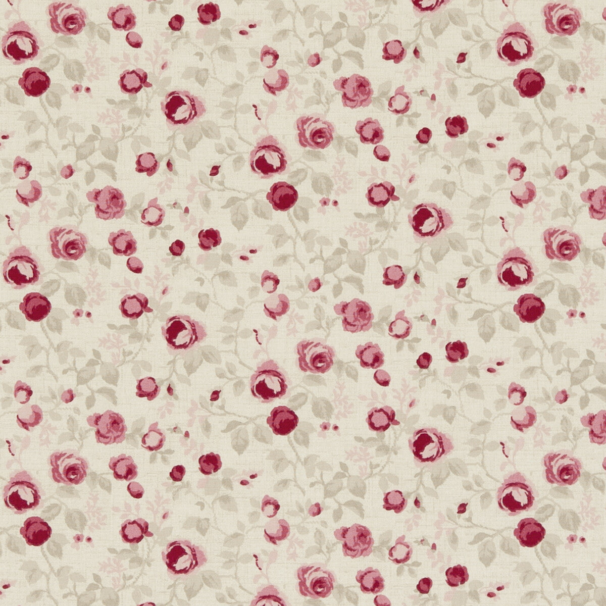 Maude fabric in raspberry color - pattern F0624/05.CAC.0 - by Clarke And Clarke in the Genevieve By Studio G For C&C collection