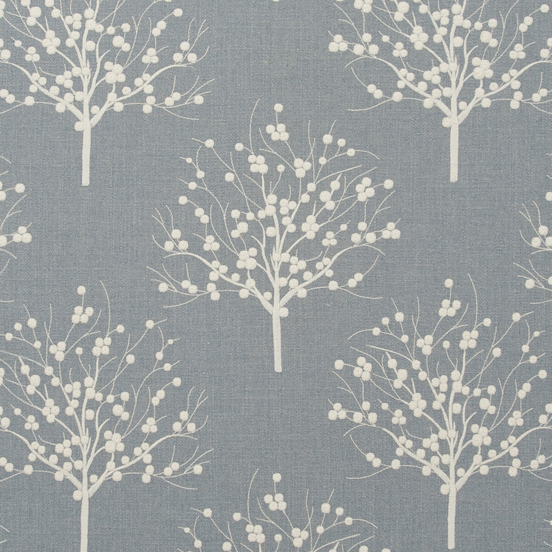 Bowood fabric in chambray color - pattern F0733/01.CAC.0 - by Clarke And Clarke in the Clarke &amp; Clarke Manor House collection