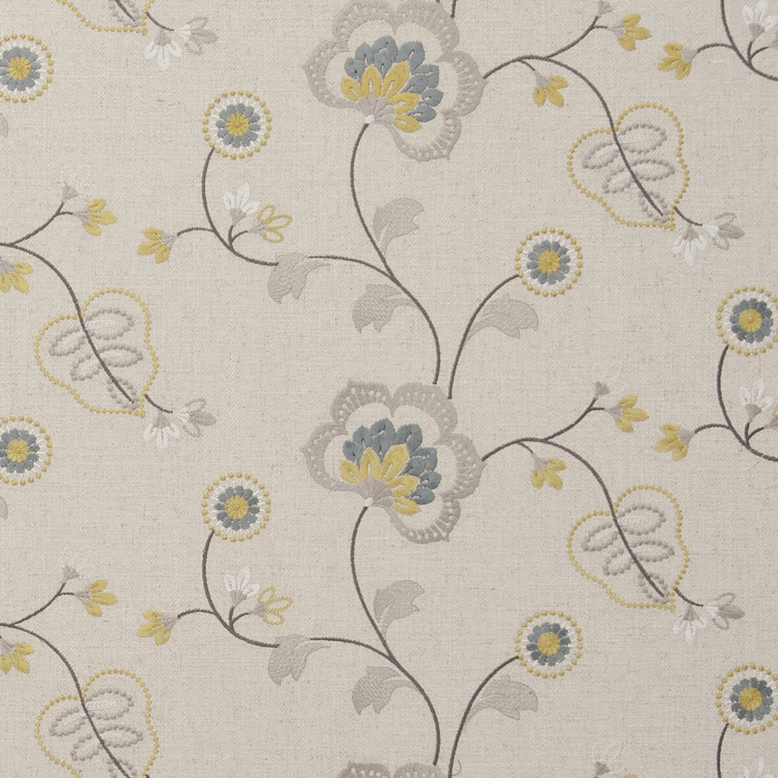 Chatsworth fabric in acacia color - pattern F0735/01.CAC.0 - by Clarke And Clarke in the Clarke &amp; Clarke Manor House collection