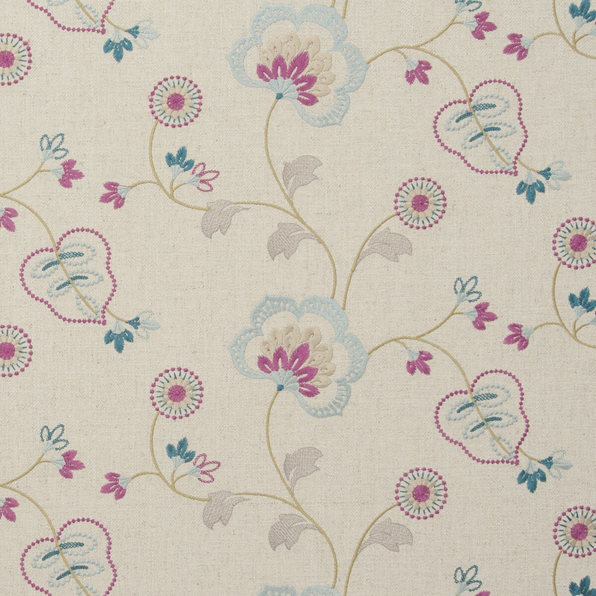 Chatsworth fabric in duckegg color - pattern F0735/04.CAC.0 - by Clarke And Clarke in the Clarke & Clarke Manor House collection