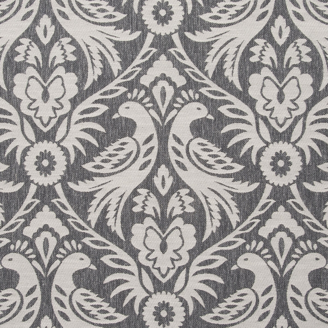 Harewood fabric in charcoal color - pattern F0737/03.CAC.0 - by Clarke And Clarke in the Clarke &amp; Clarke Manor House collection