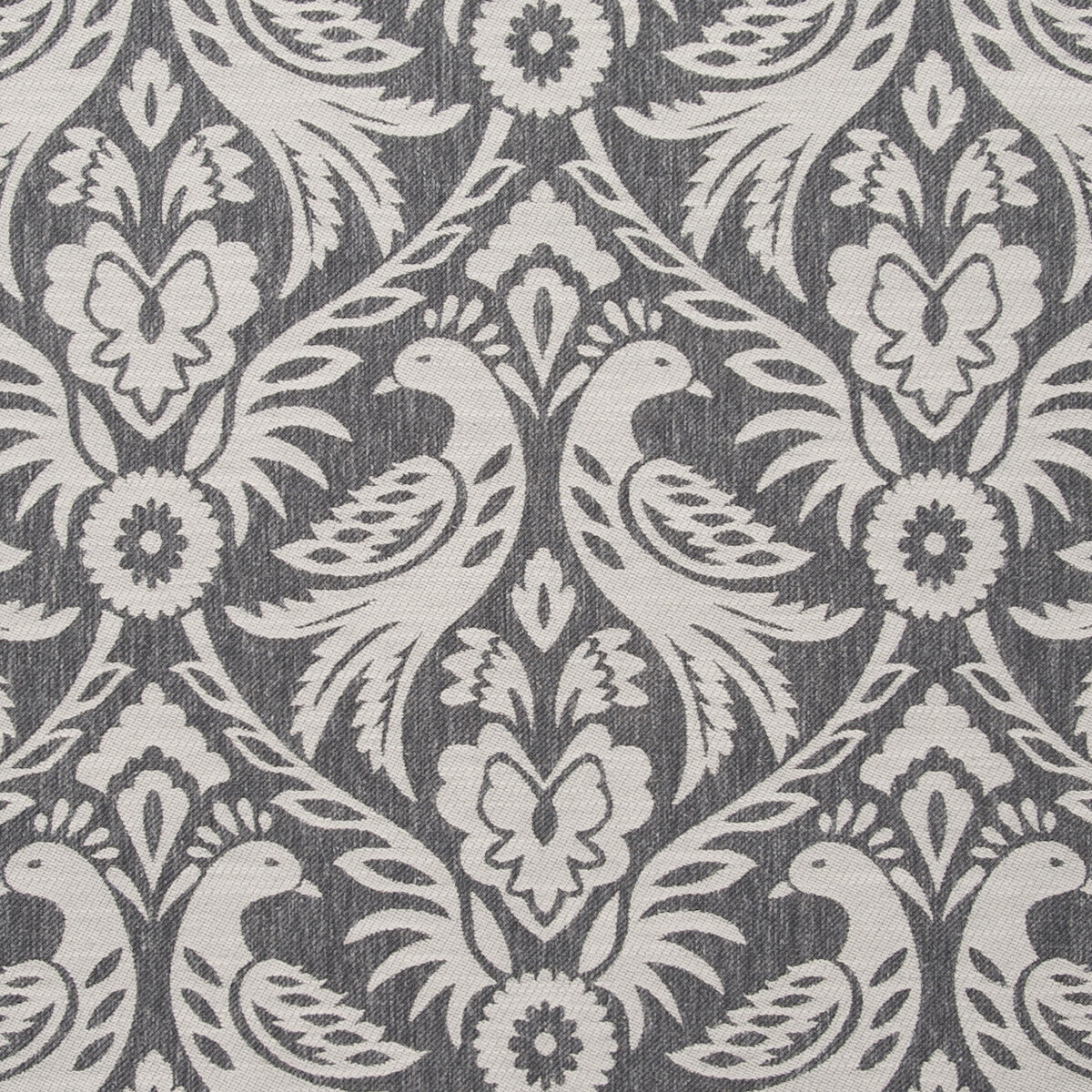 Harewood fabric in charcoal color - pattern F0737/03.CAC.0 - by Clarke And Clarke in the Clarke & Clarke Manor House collection