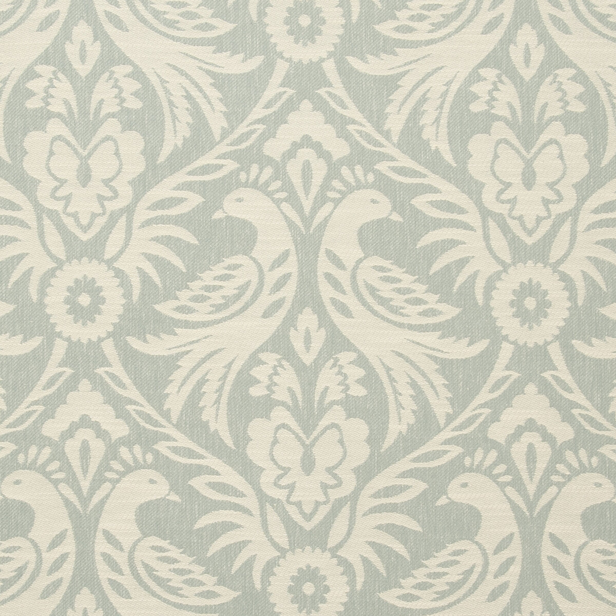 Harewood fabric in duckegg color - pattern F0737/04.CAC.0 - by Clarke And Clarke in the Clarke & Clarke Manor House collection