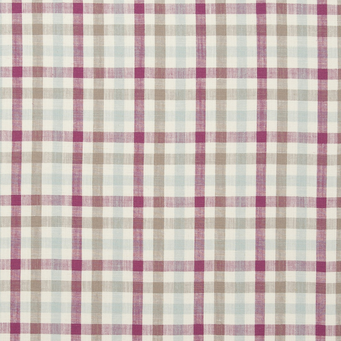 Hatfield fabric in raspberry color - pattern F0738/05.CAC.0 - by Clarke And Clarke in the Clarke &amp; Clarke Manor House collection