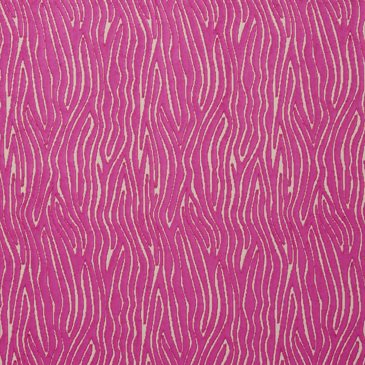 Onda fabric in fuchsia color - pattern F0749/06.CAC.0 - by Clarke And Clarke in the Clarke & Clarke Dimensions collection