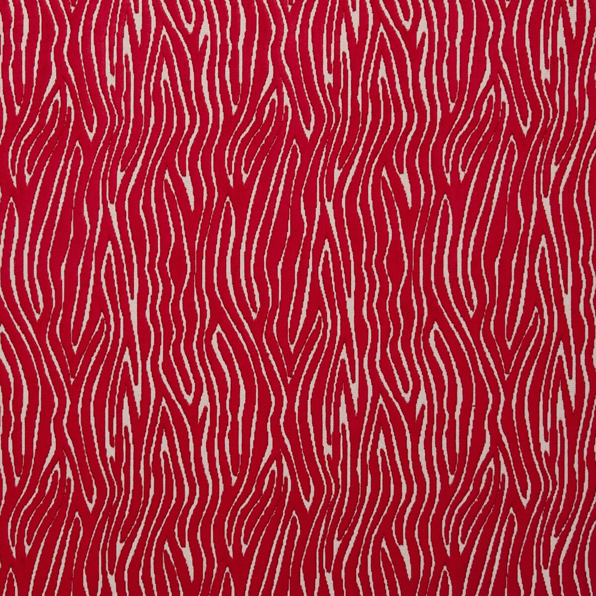 Onda fabric in rouge color - pattern F0749/10.CAC.0 - by Clarke And Clarke in the Clarke & Clarke Dimensions collection