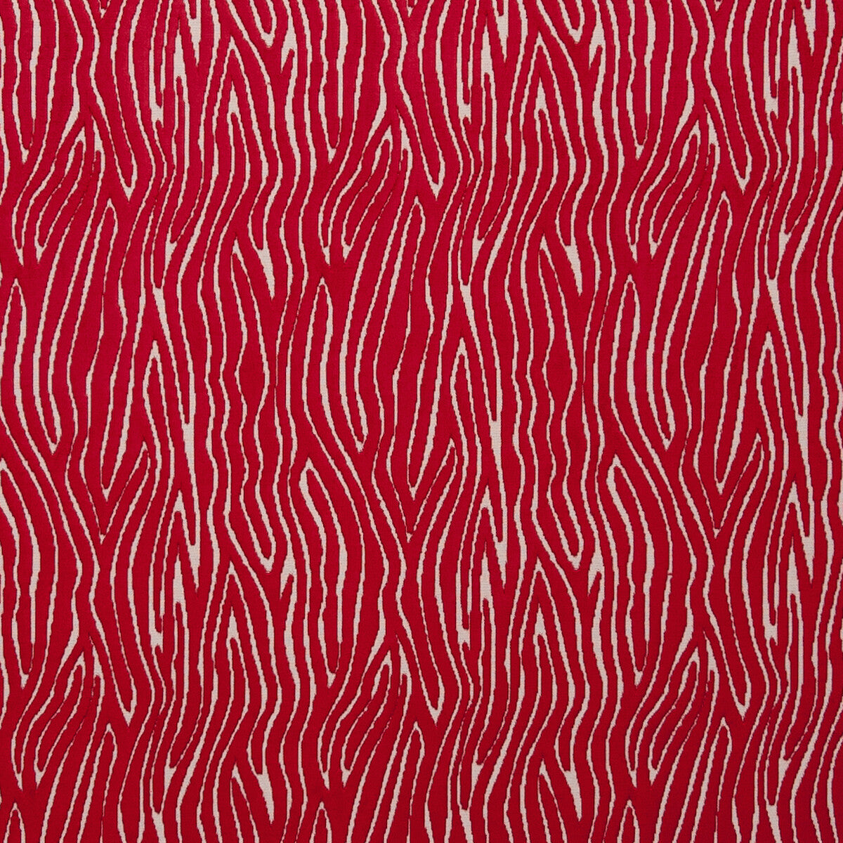 Onda fabric in rouge color - pattern F0749/10.CAC.0 - by Clarke And Clarke in the Clarke &amp; Clarke Dimensions collection