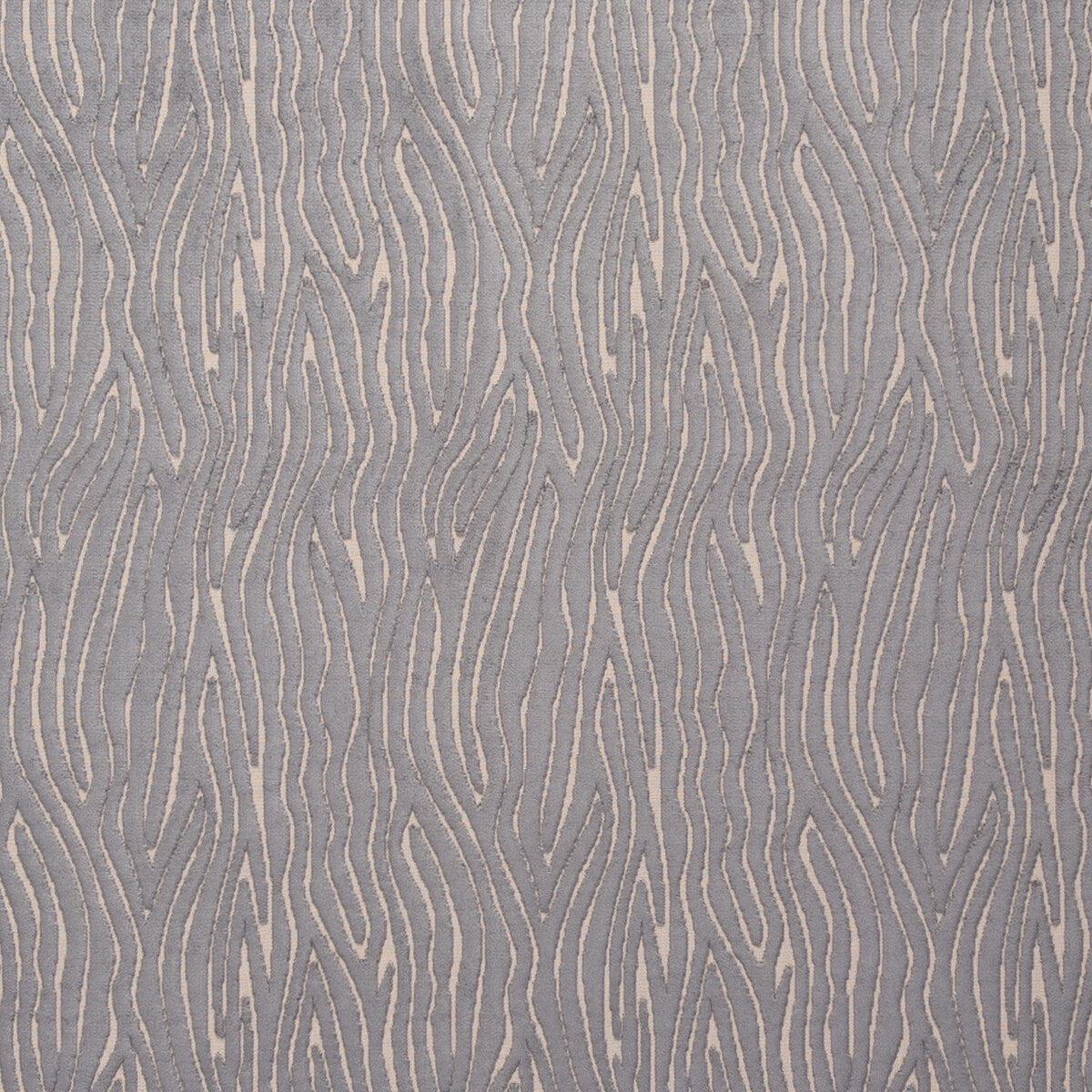 Onda fabric in steel color - pattern F0749/13.CAC.0 - by Clarke And Clarke in the Clarke & Clarke Dimensions collection