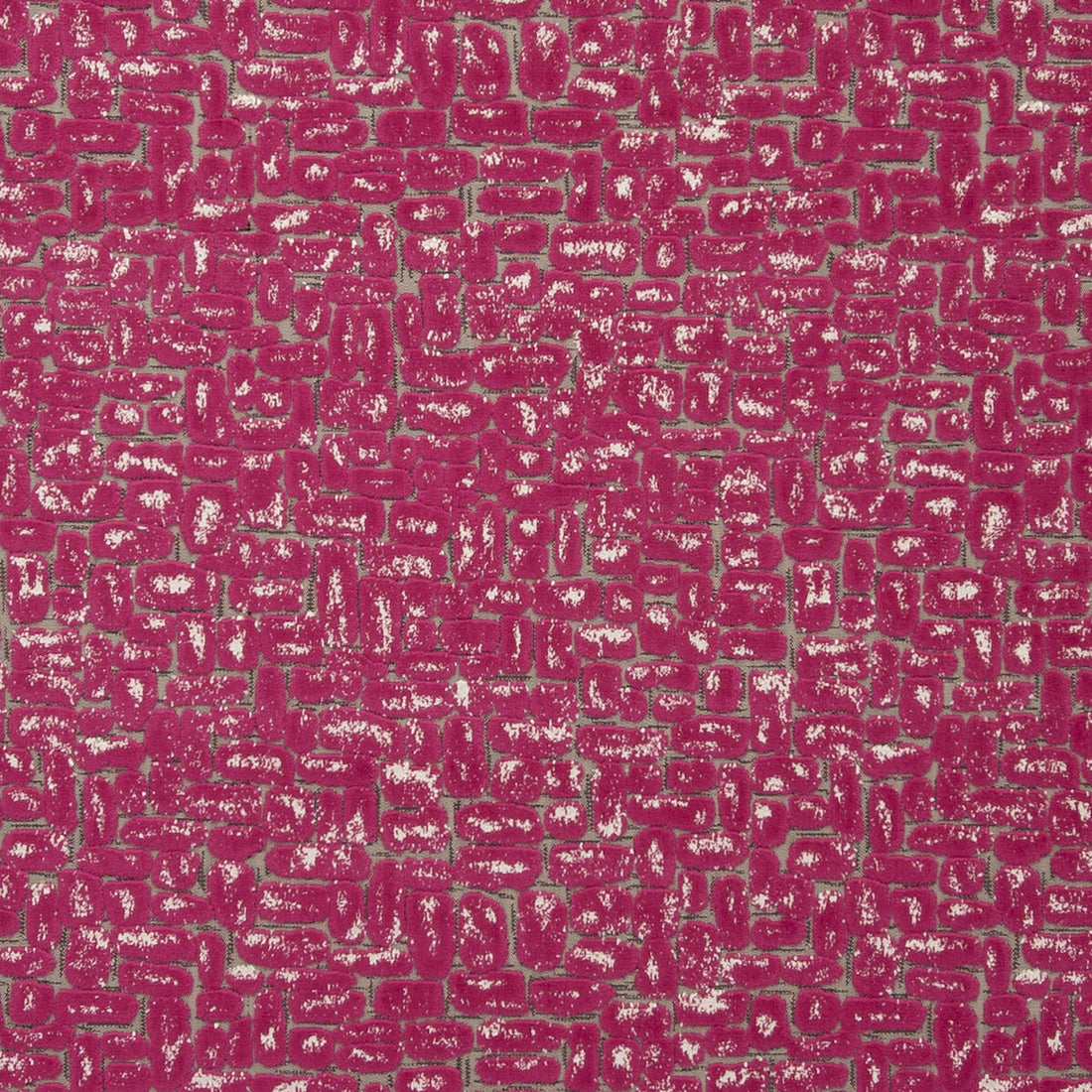 Moda fabric in fuchsia color - pattern F0752/07.CAC.0 - by Clarke And Clarke in the Clarke &amp; Clarke Dimensions collection