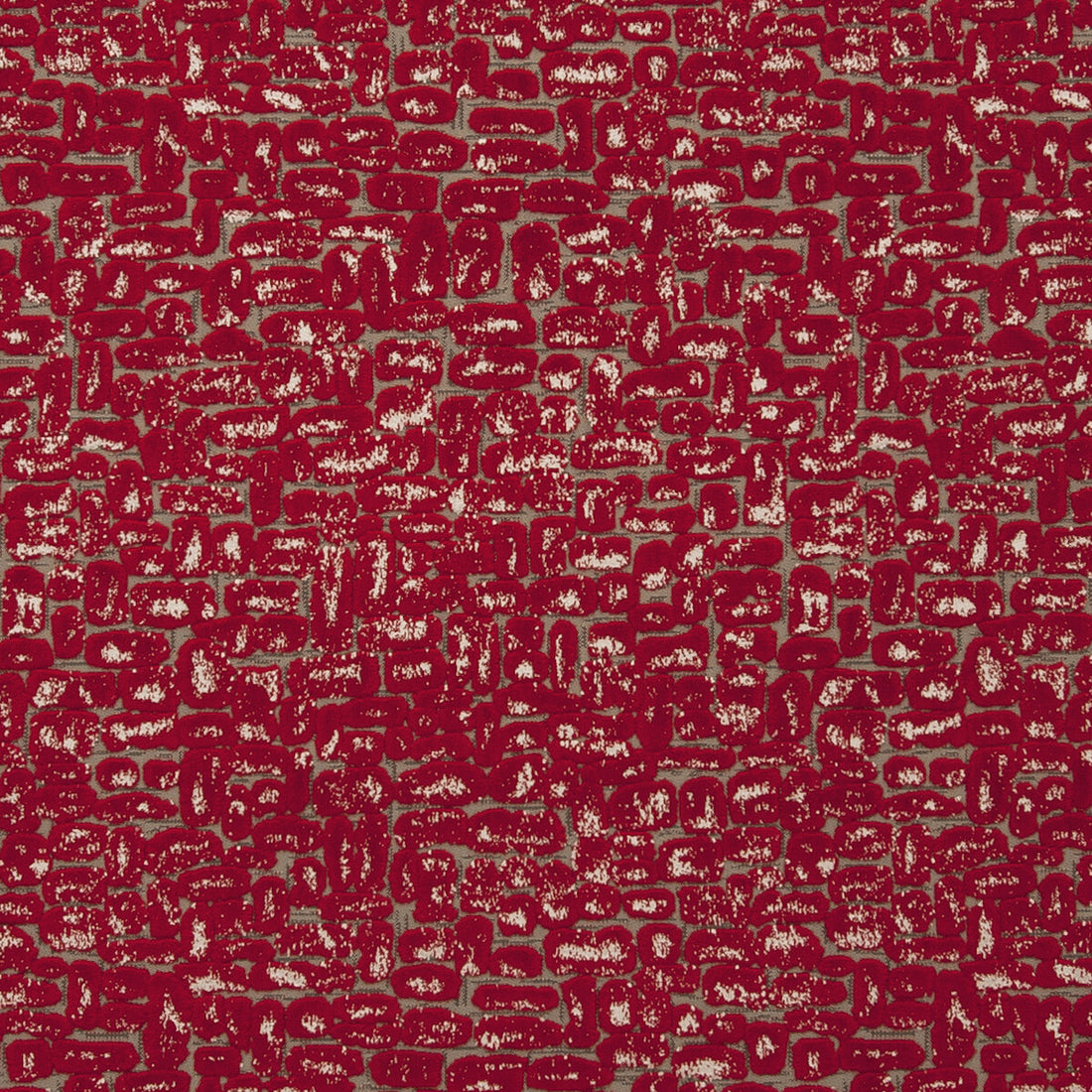 Moda fabric in rouge color - pattern F0752/09.CAC.0 - by Clarke And Clarke in the Clarke &amp; Clarke Dimensions collection