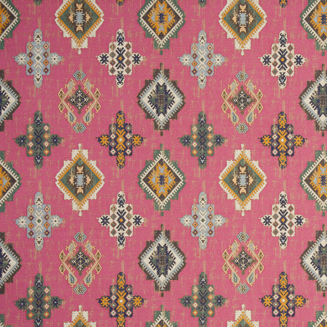 Konya fabric in azalea color - pattern F0796/02.CAC.0 - by Clarke And Clarke in the Clarke &amp; Clarke Anatolia collection