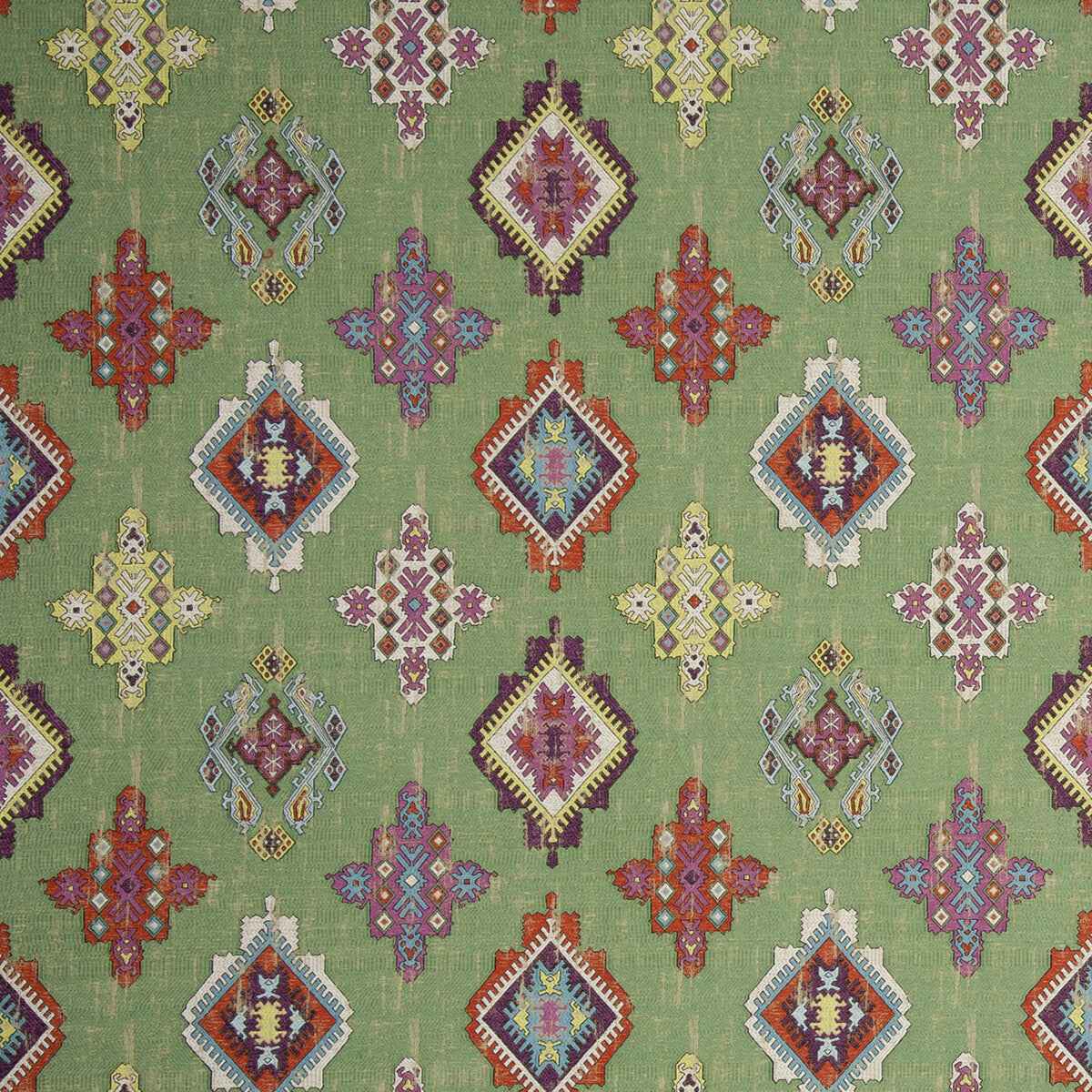 Konya fabric in basil color - pattern F0796/03.CAC.0 - by Clarke And Clarke in the Clarke & Clarke Anatolia collection