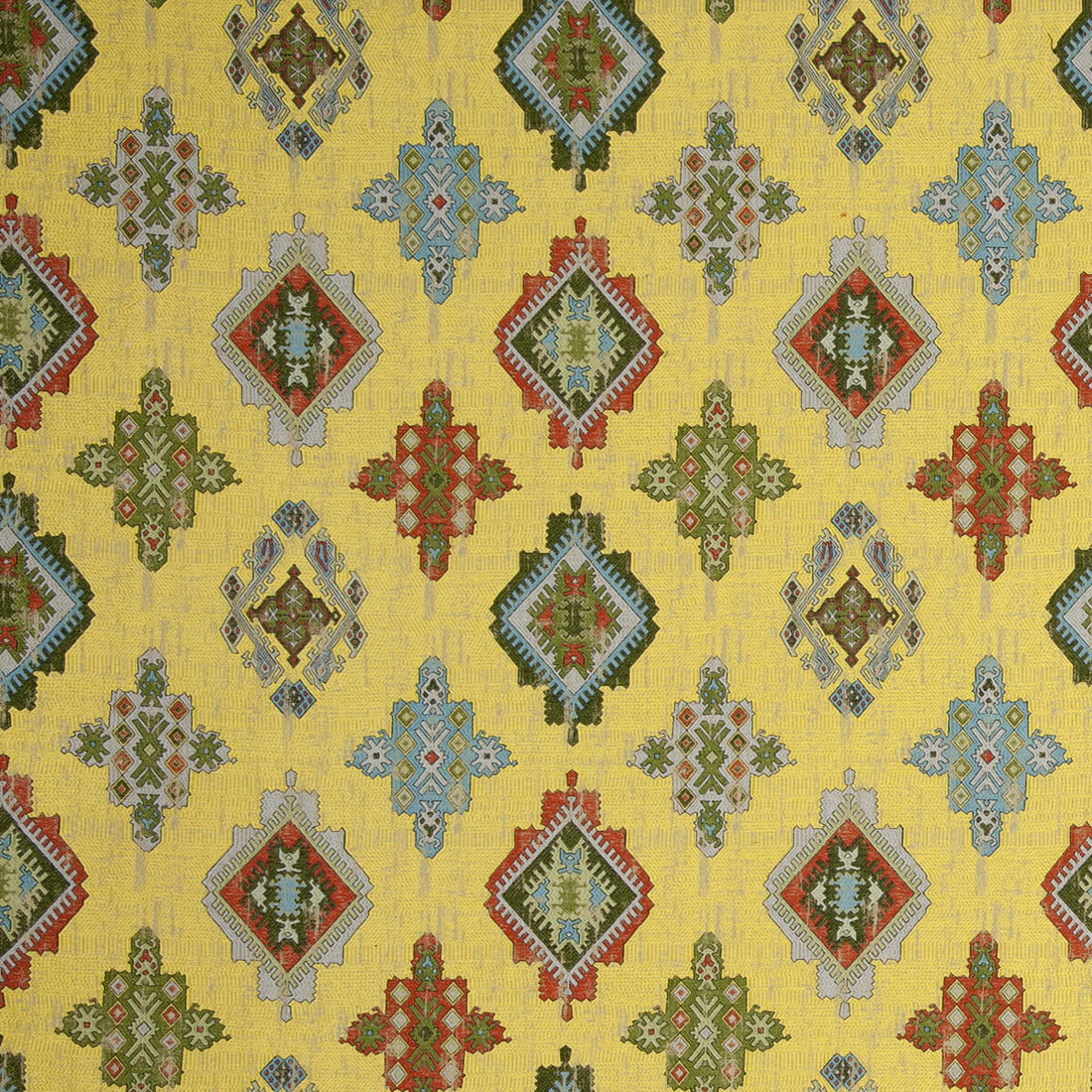 Konya fabric in dijon color - pattern F0796/07.CAC.0 - by Clarke And Clarke in the Clarke &amp; Clarke Anatolia collection
