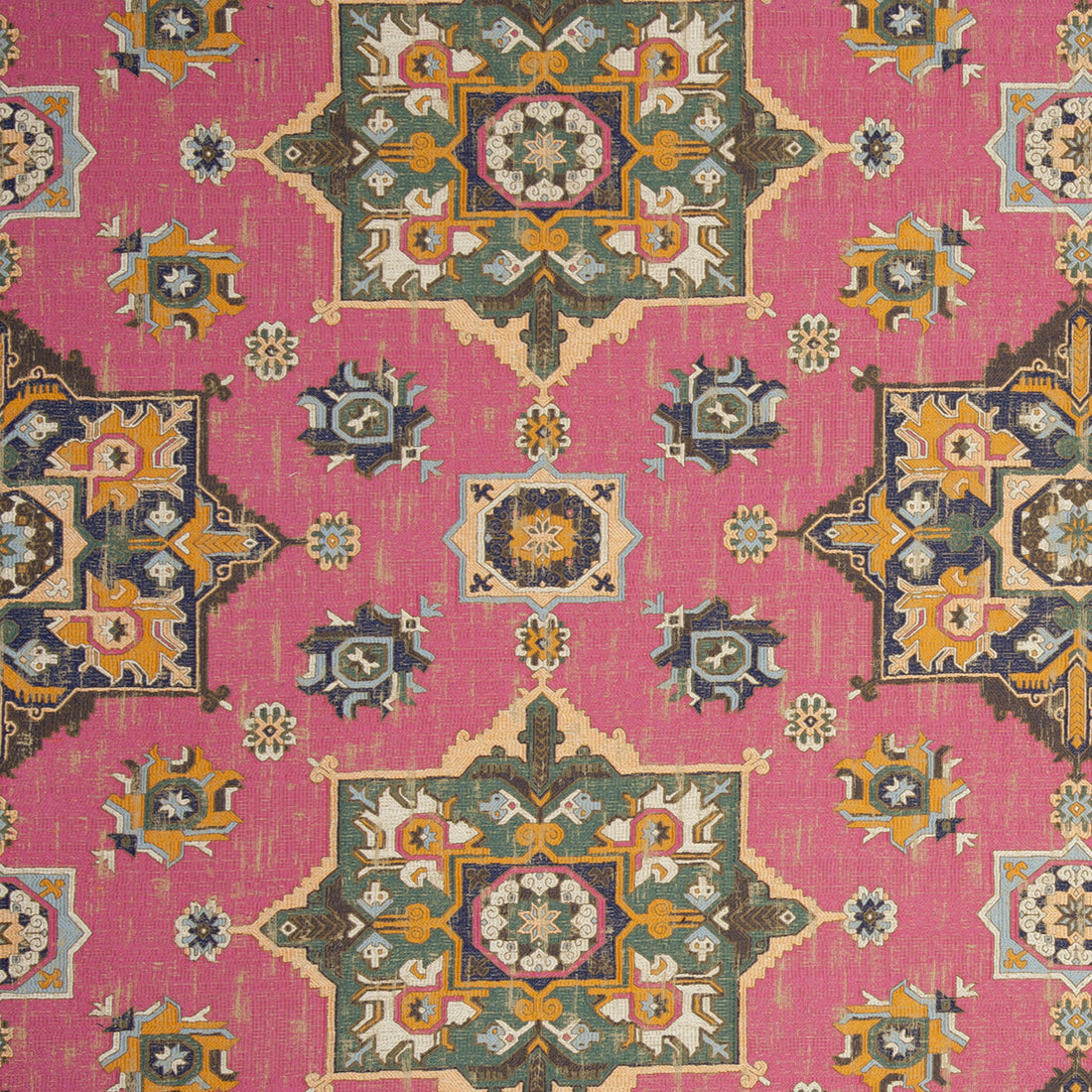 Malatya fabric in azalea color - pattern F0798/02.CAC.0 - by Clarke And Clarke in the Clarke &amp; Clarke Anatolia collection