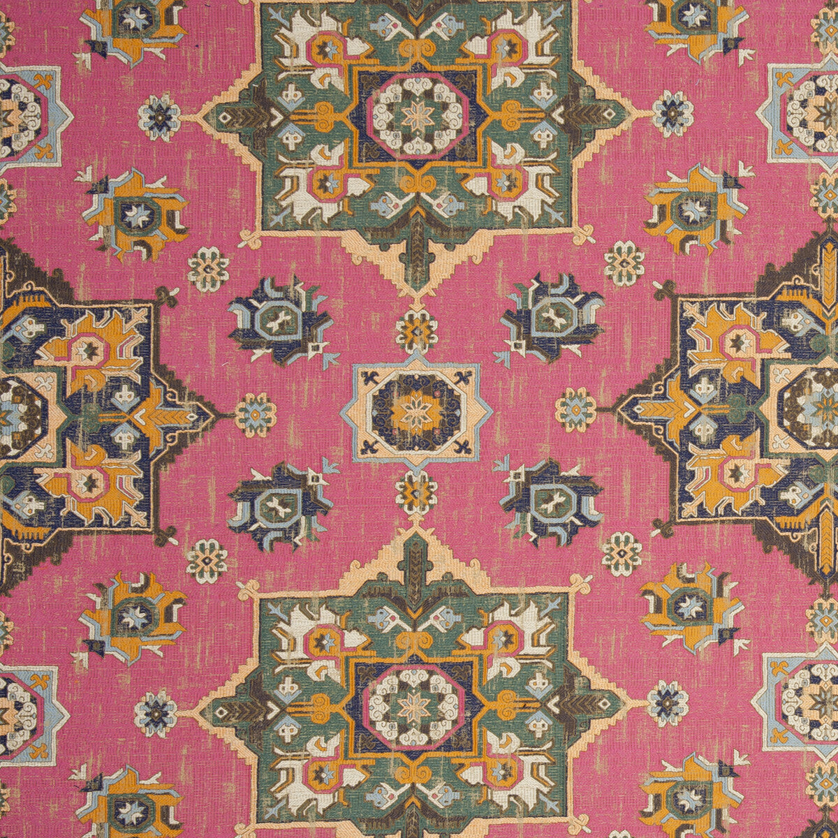 Malatya fabric in azalea color - pattern F0798/02.CAC.0 - by Clarke And Clarke in the Clarke & Clarke Anatolia collection