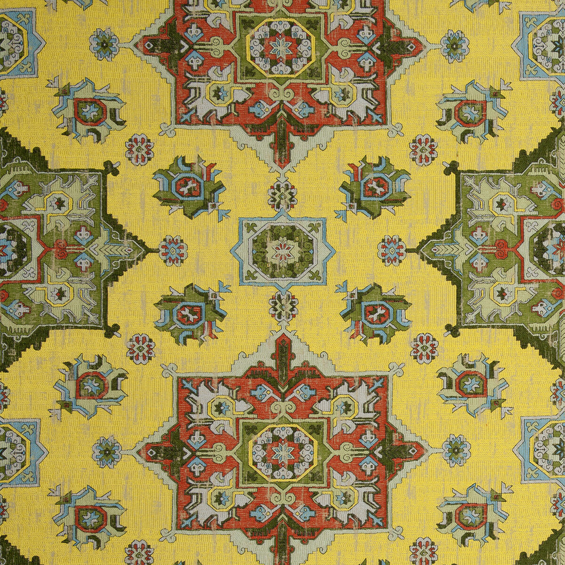 Malatya fabric in dijon color - pattern F0798/07.CAC.0 - by Clarke And Clarke in the Clarke &amp; Clarke Anatolia collection