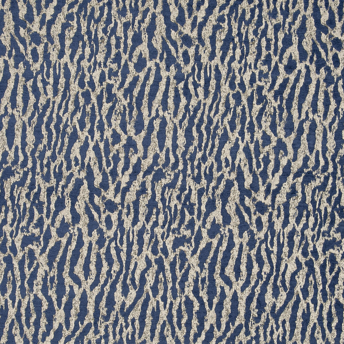 Gautier fabric in indigo color - pattern F0805/03.CAC.0 - by Clarke And Clarke in the Clarke &amp; Clarke Latour collection