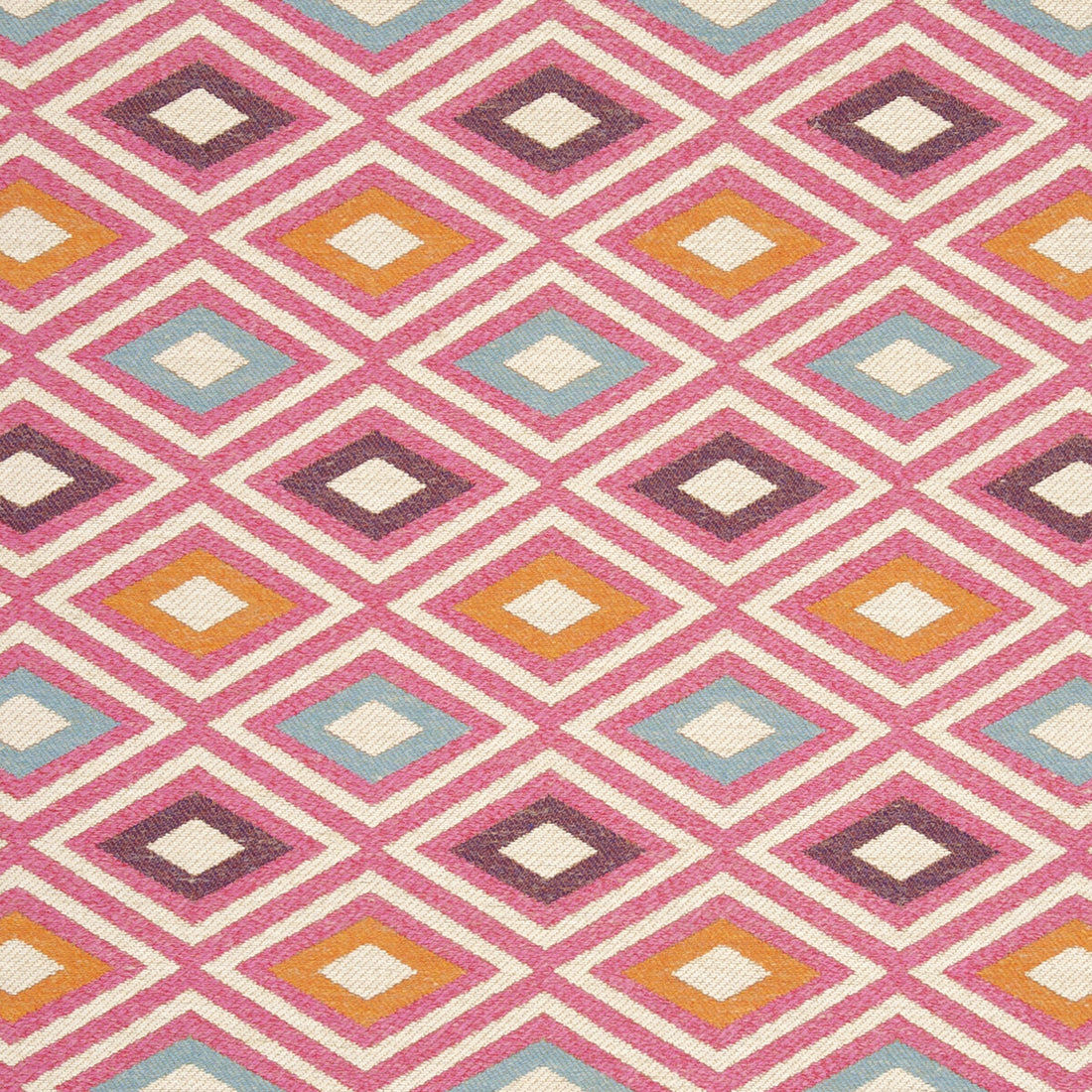 Cherokee fabric in carmine color - pattern F0808/01.CAC.0 - by Clarke And Clarke in the Clarke &amp; Clarke Navajo collection